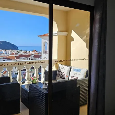 Apartment Cristianos Heated Pool Sea View Ac *